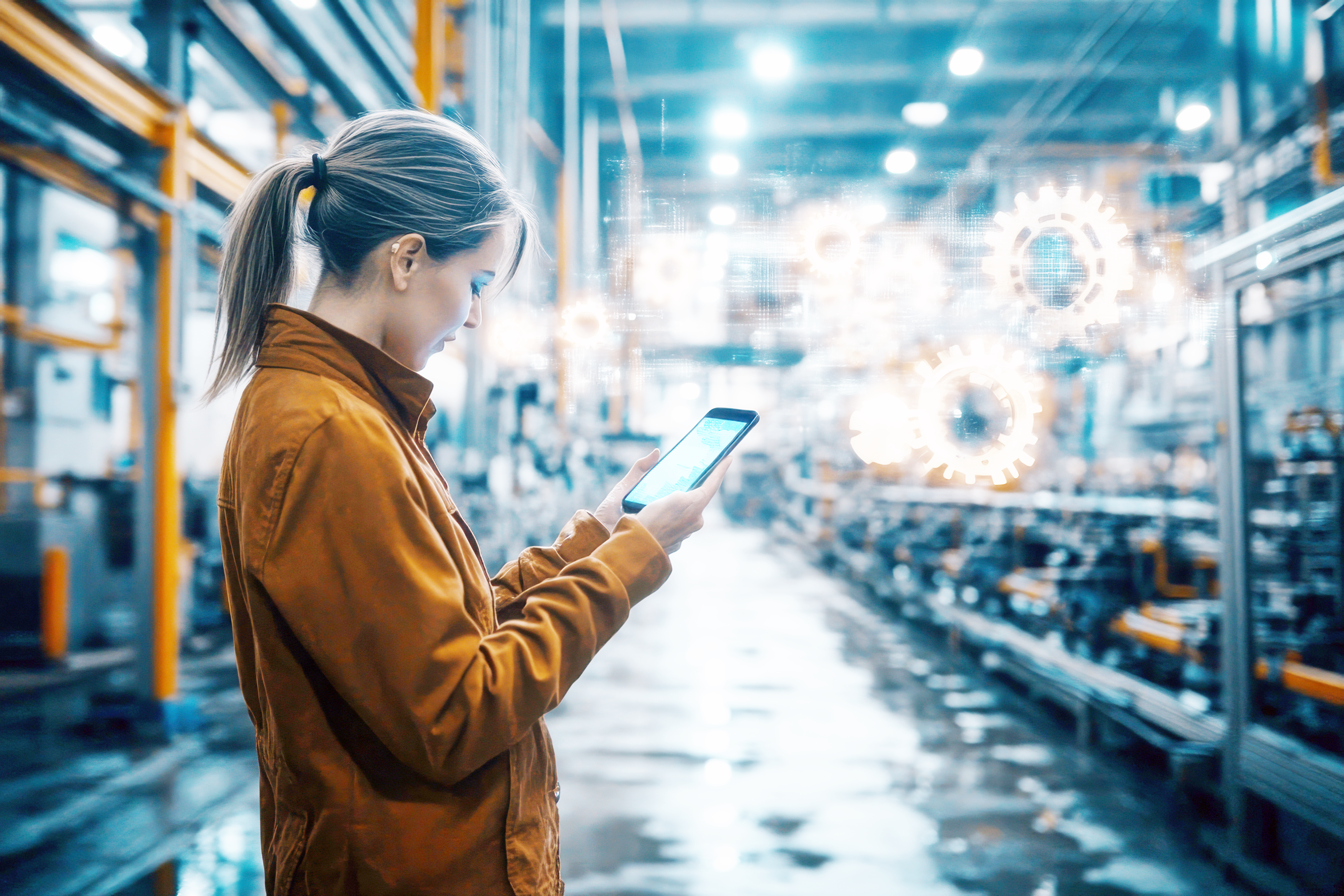 operátorky výroby používá digi aplikaci